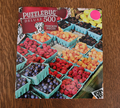 Puzzlebug Deluxe *Market Berries* 500 piece Jigsaw Puzzle 20x12