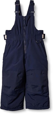 Amazon Essentials Girls Water-Resistant Snow Bib Dark Navy (Medium) NEW!