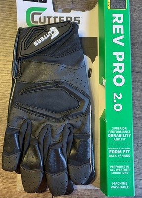 Cutters Gloves Youth L REV Pro Receiver Glove White #603G