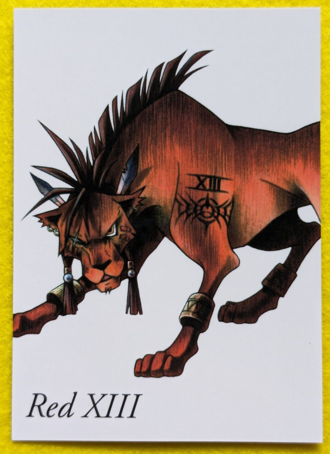 kabukonishi　デッキ #13 RED FINAL FANTASY 7 RED XIII SQUARE ENIX 1-005 TETSUYA NOMURA