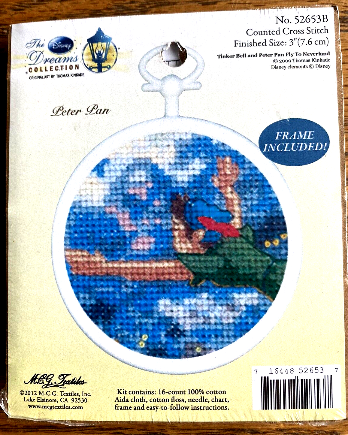 Thomas Kinkade Disney Dreams Collection PETER PAN Cross