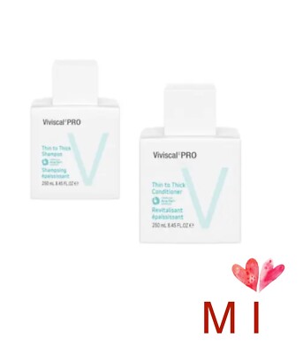 100% Authentic VIVISCAL PROFESSIONAL Thickening Shampoo & Conditioner