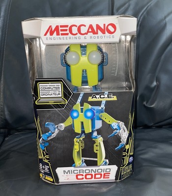 Meccano Erector Micronoid Code A.C.E Programmable Robot Building Kit NEW