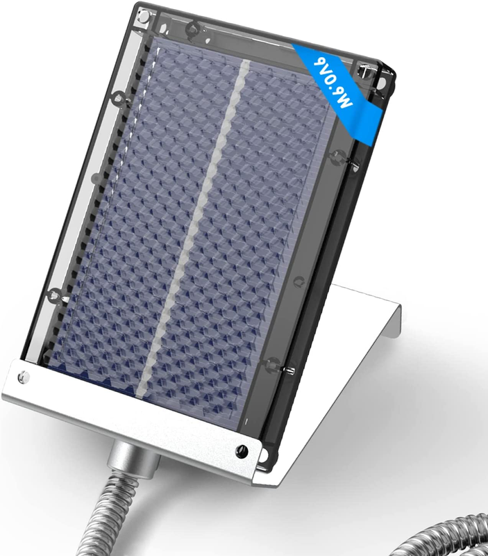 Solar Panel for Deer Feeder 9V Waterproof Outdoor Small Solar Battery Charger wi