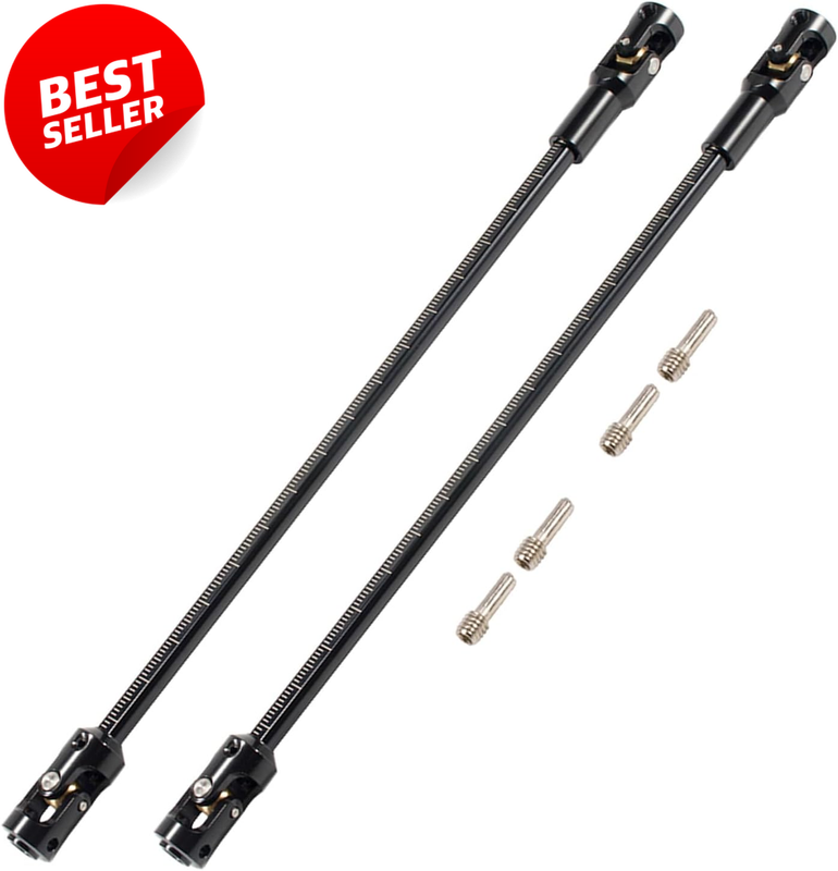 2PCS 1/10 RC Crawler Driveshaft TRX4 SCX10 Capra Steel 68-229mm - US