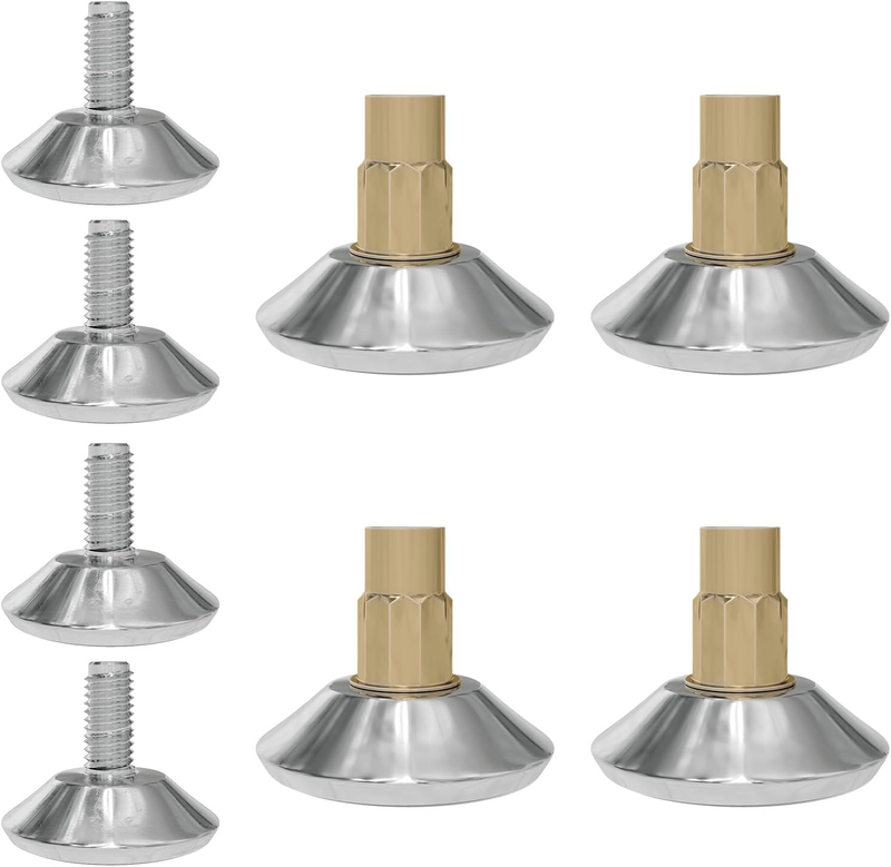 Adjustable Feet M8 Thread for Table Cabinet Chair Furniture Legs Leveling Glide