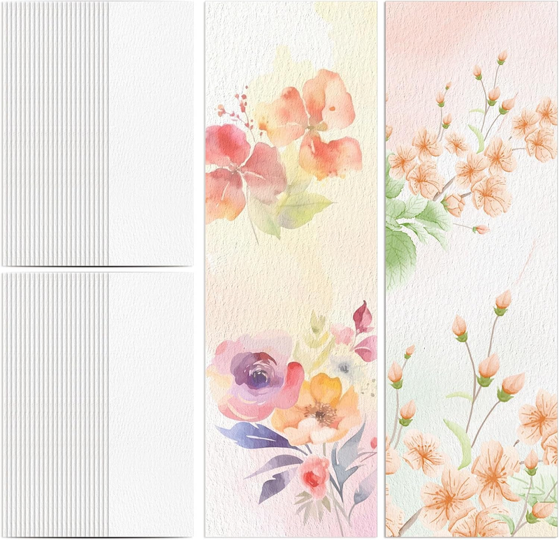 60 Pcs Watercolor Bookmarks, 140 Lb/300 GSM Blank Bookmarks Watercolor Paper Car