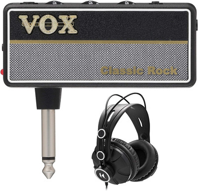 Vox AP2CR 2 Amplug Headphone Guitar Amplifier (Classic Rock) Bundled with Over-E