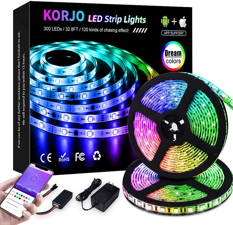 Korjo dream color led strip lights deals