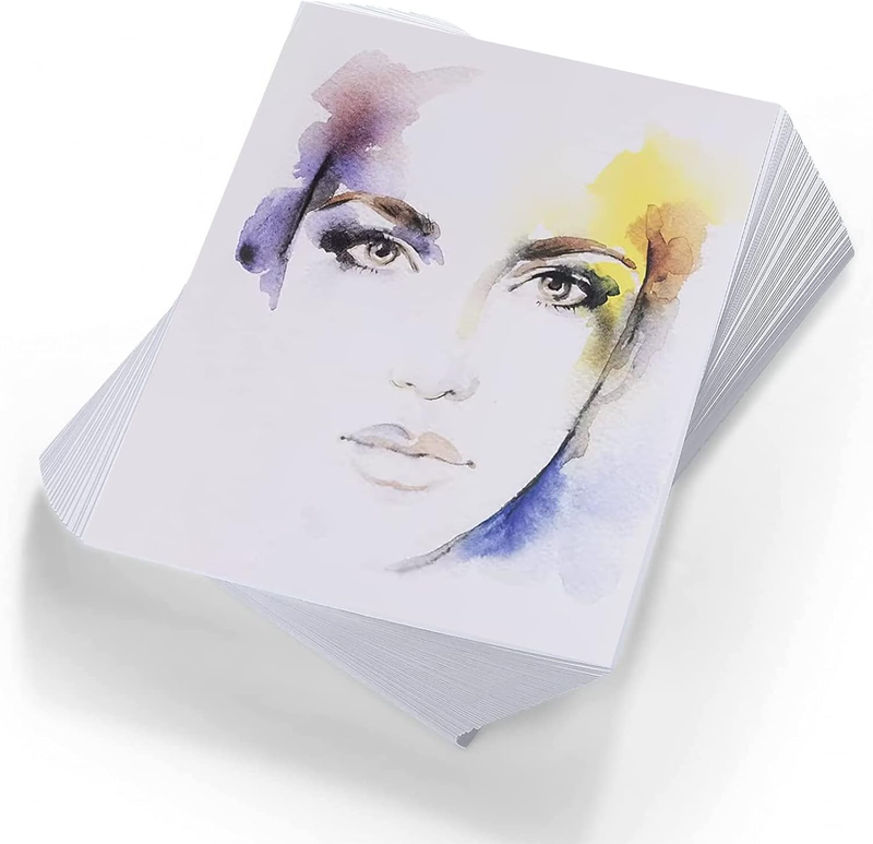 Watercolor Paper Bulk, 8.5X11 Inches, 25 Sheets (180Gsm) Artist Paper - Watercol