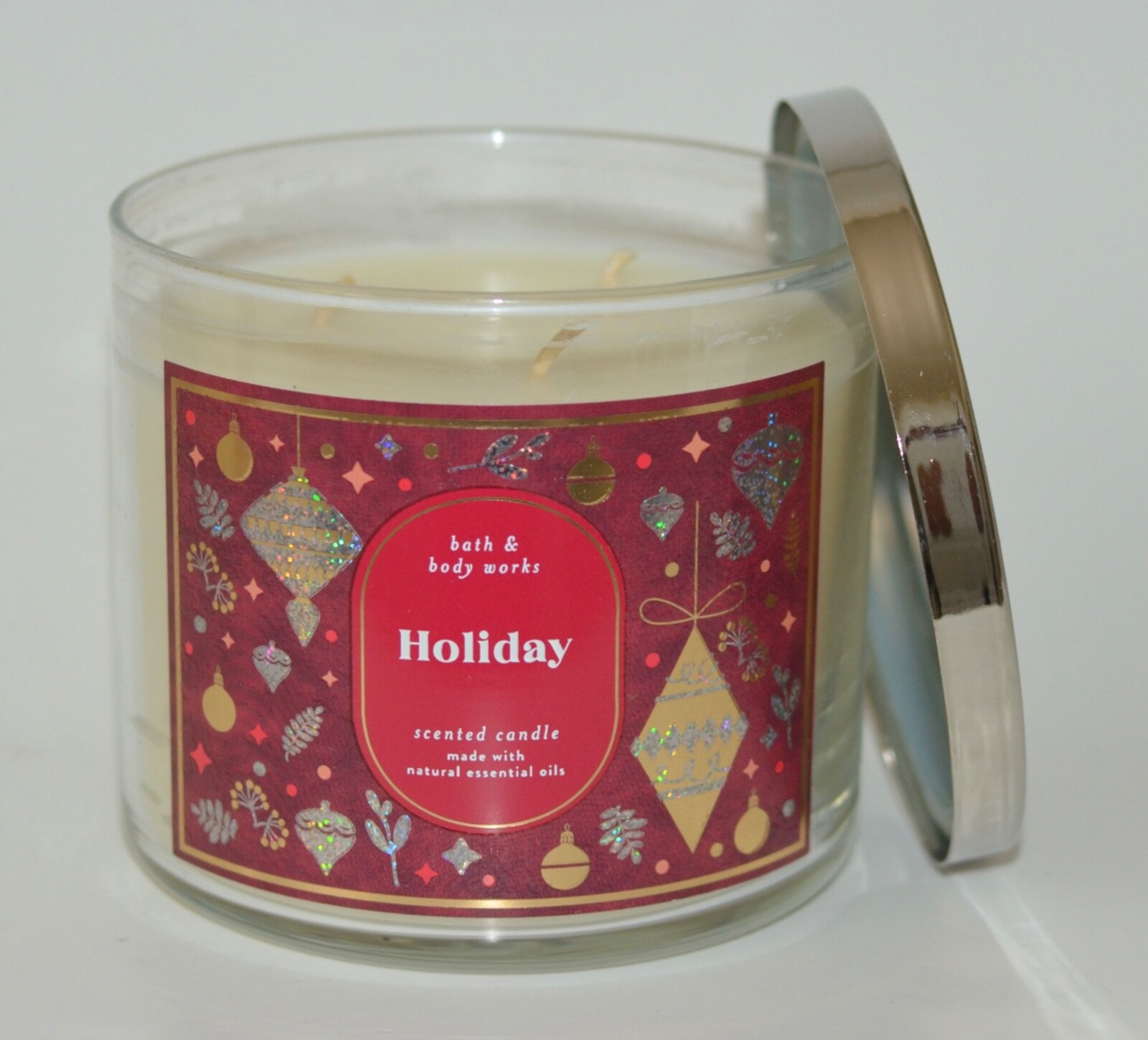 NEW BATH & BODY WORKS HOLIDAY SCENTED CANDLE 3 WICK 14.5OZ
