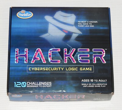 HACKER Cybersecurity Logic Board Game By Thinkfun New & Unplayed