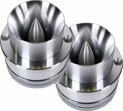 2P 1'' Titanium Super Silver High Compression Loud Bullet Tweeter 600Watts 4-8OHM