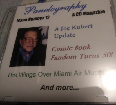 JOE KUBERT age 50 update comic book artist - CD Rom Adobe Acrobat Read from 2011