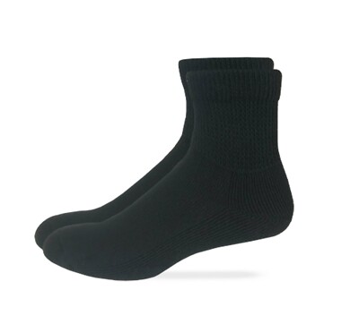 Carolina Ultimate Unisex Non-Binding Cotton Quarter Socks 2 Pair Pack