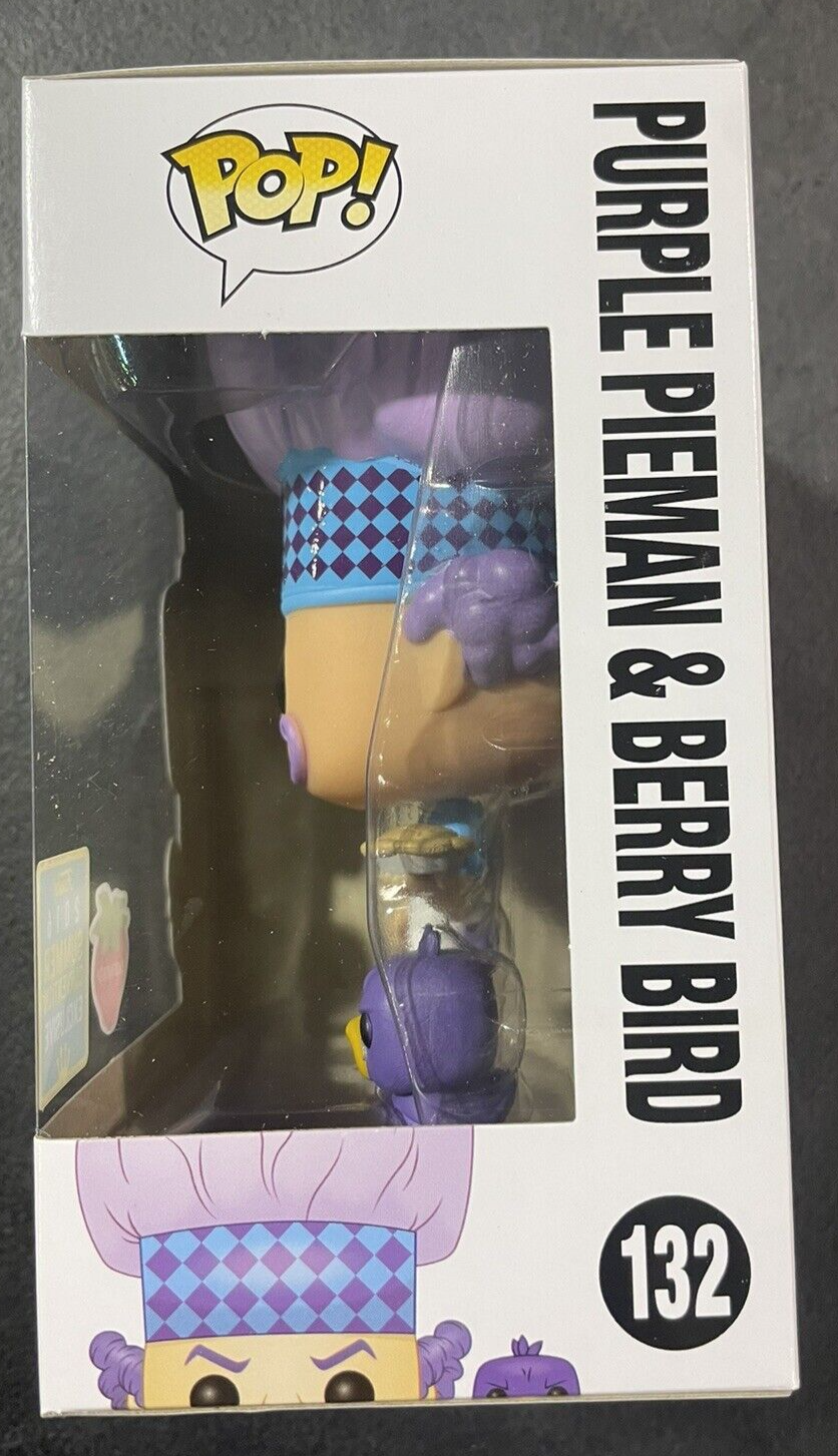 Funko Pop! Strawberry Shortcake Purple Pieman & Berry Bird #132 *Damaged* Con'16