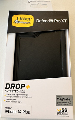 OtterBox Defender Series Pro XT Case with MagSafe for iPhone 14 Plus - Black