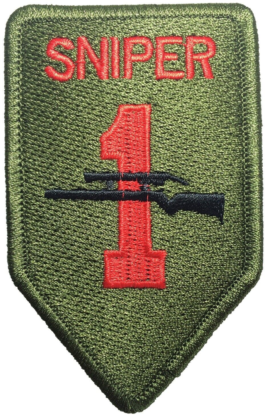 One Shot 1 Sniper Gun Killer Badge Sign Costume Jacket Vest Sew