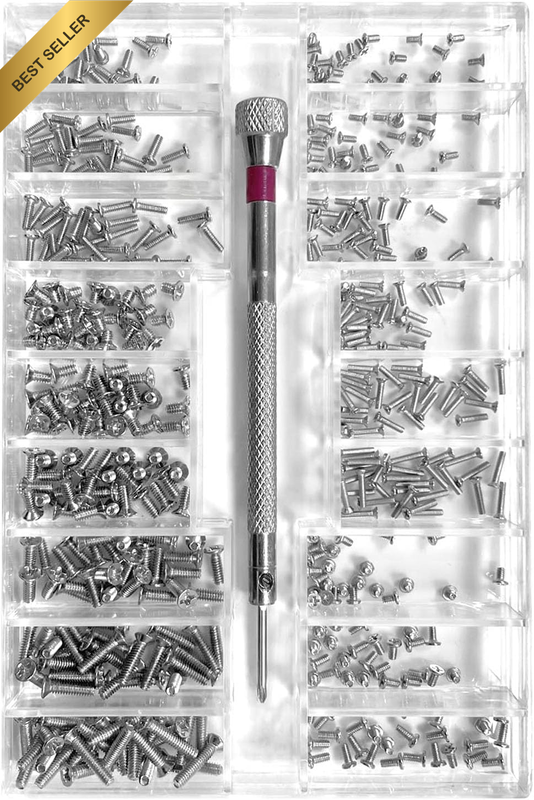 Micro Screws Set,  18 Kind Mini Metric Assortment Screw Kit, Small Screws Assort