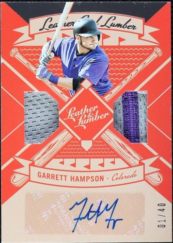 2019 Panini Leather & Lumber - Garrett Hampson #LLS-GH