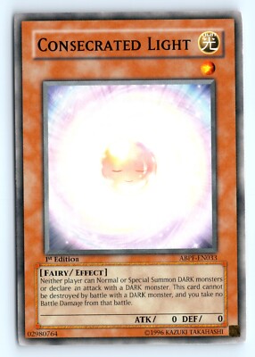 Yu-Gi-Uh Consecrated Light #ABPF-EN033 Absolute Powerforce tcg LP