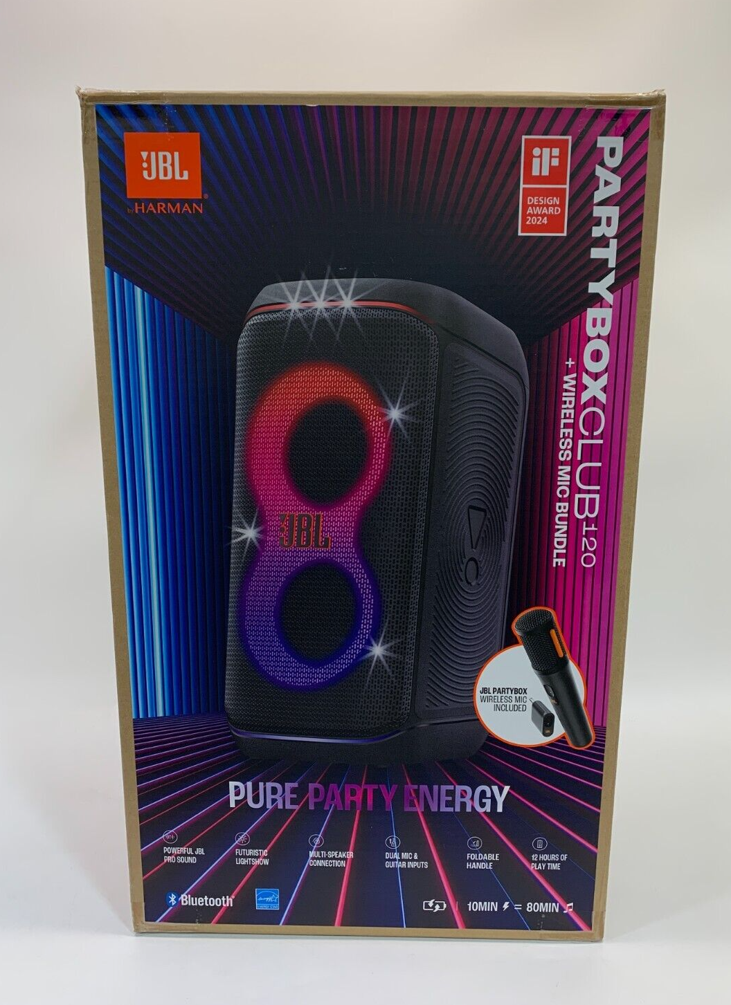 超美品 JBL PARTYBOX 120 party box おまけ付き Amazon.com: JBL PartyBox Club 120 - Portable Party Speaker
