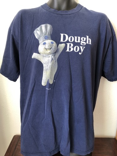 90s doughboys Ｔシャツ usa製 90”s Pillsbury Dough Boy Mascot Rudolph Rudy Perez Employee