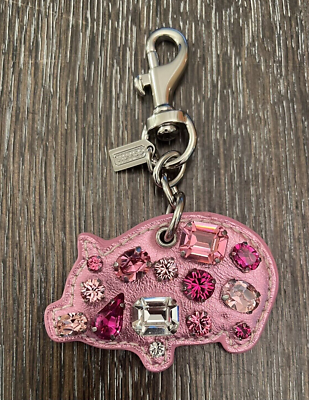 Coach pig deals keychain
