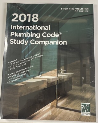 2018 International Plumbing Code Study Companion by Icc (Trade Paperback)