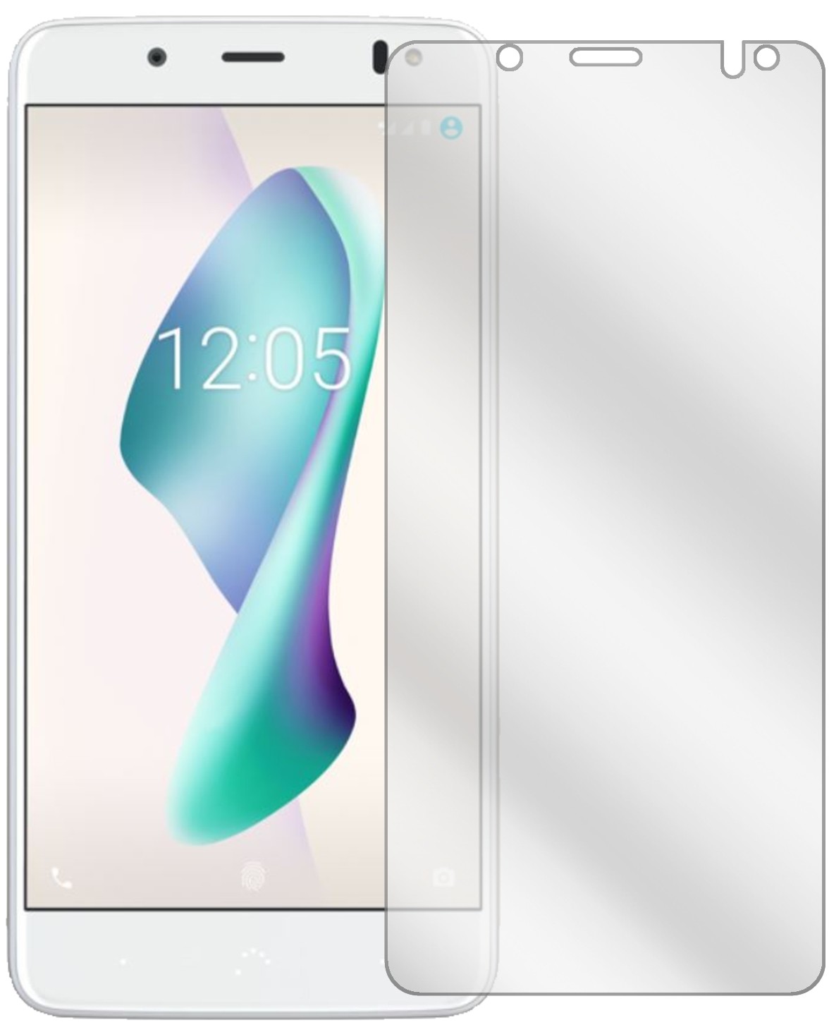 5x Schutzfolie für BQ Aquaris VS Display Folie klar Displayschutzfolie
