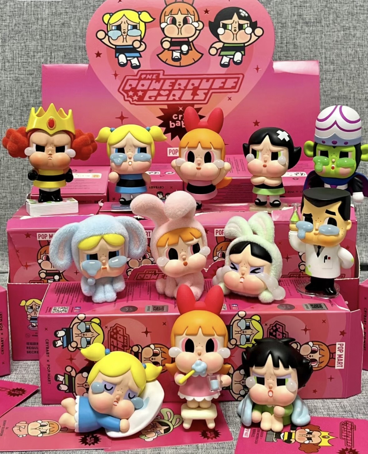 Authentic POP MART The Powerpuff Girls Cry Baby Blind Box