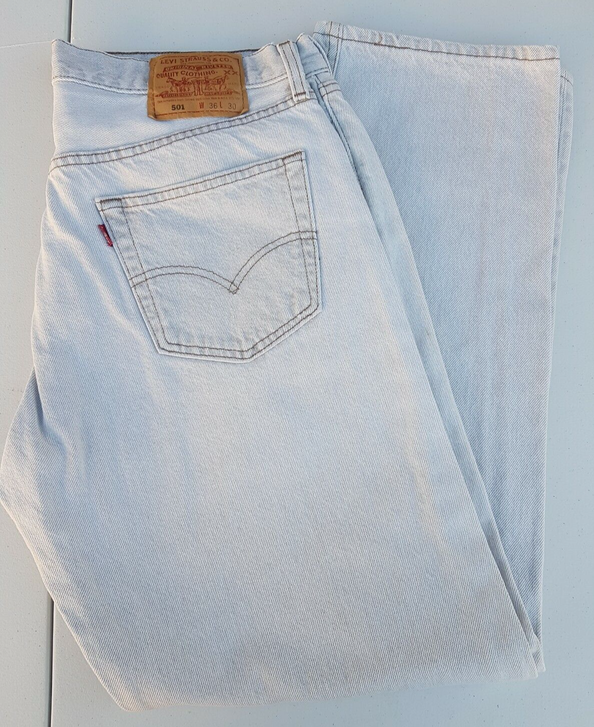 Vintage Men's Levi's 501 Jeans Size 36 x 30 (34 x 29) made in USA