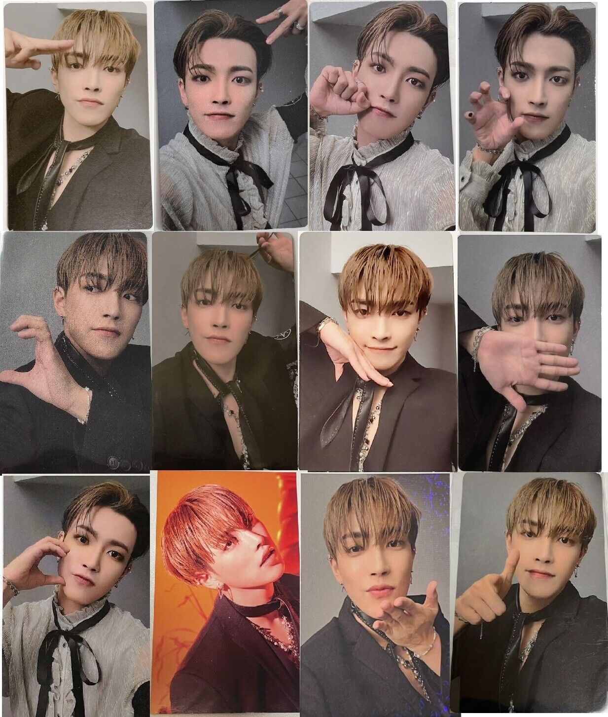 ATEEZ HONGJOONG THE WORLD EP PARADIGM OFFICIAL PHOTO CARD ATEEZ HONGJOONG THE WORLD EP PARADIGM OFFICIAL PHOTO CARD