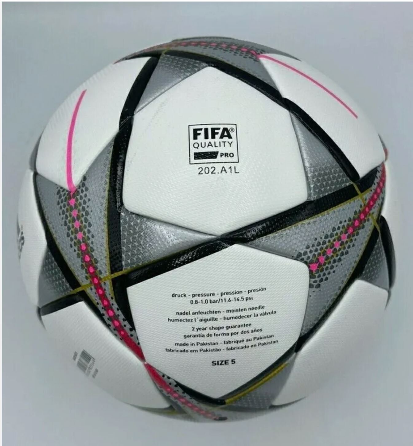ADIDAS Milano 2016 fifa approved size 5 Black Soccer ball