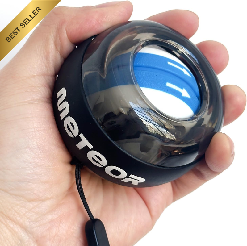 METEOR Auto-Start Gyro Ball Wrist Strengthener Forearm Exerciser LED