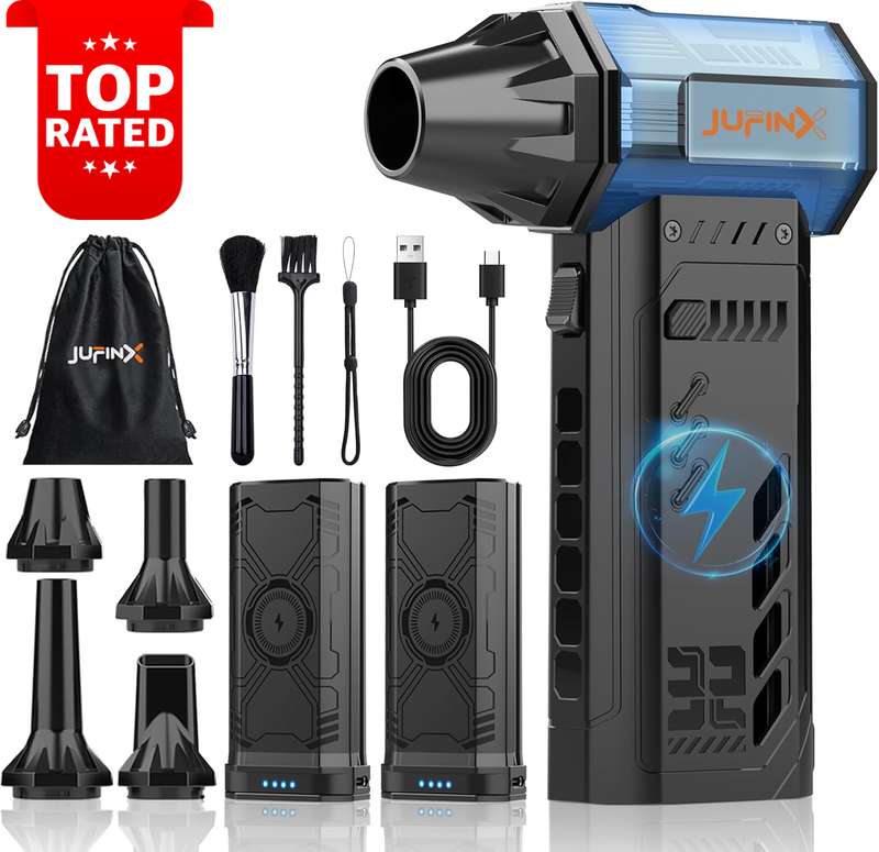 Electric Air Duster 250000 RPM Powerful Mini Blower Rechargeable Battery