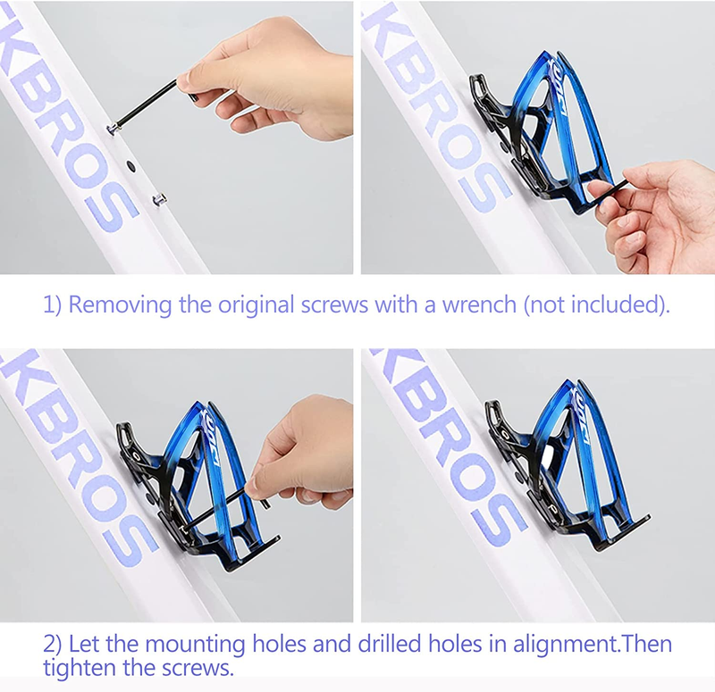 Bike Bottle Holder with Water Bottle, Universal Bike Water Bottle Cage with Bpa-