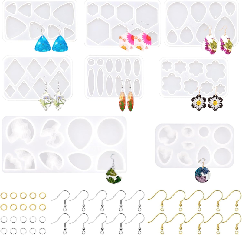 Resin Jewelry Molds, Jewelry Molds for Resin Casting, Silicone Molds for Epoxy R