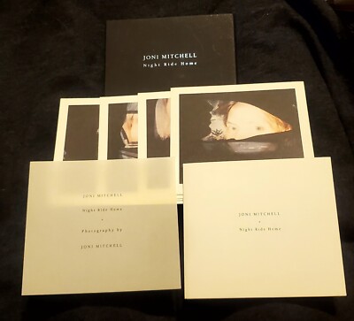 JONI MITCHELL - Night Ride Home 1991 CD - promo pack with photos  