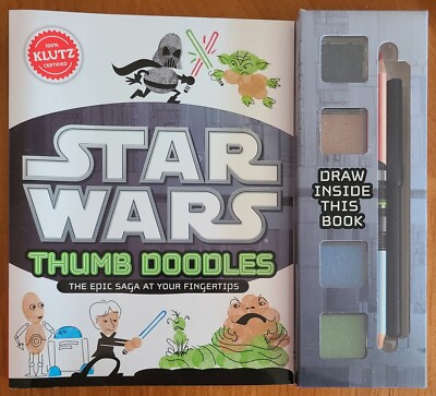 Klutz Star Wars Thumb Doodles The Epic Saga at Your Fingertips Ages 6 Up NEW!
