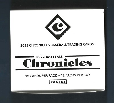 2022 Panini Chronicles Baseball Jumbo Value 12-Pack Box (Free shipping)