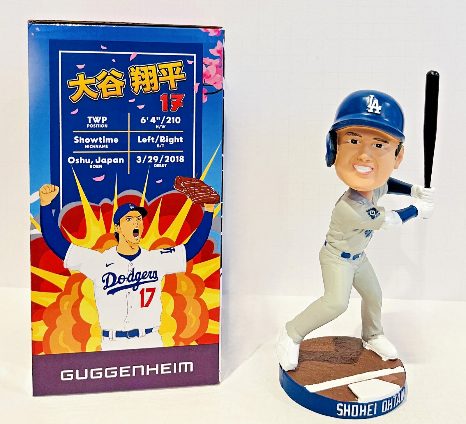 Shohei Ohtani 2024 LA Dodgers Bobblehead SGA - Gray Jersey