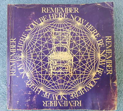 Be Here Now Remember Ram Dass 1971 4th Printing Acceptable