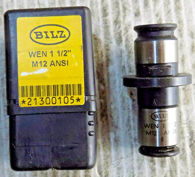 Bilz WEN1 WESN1 WE2 WER2 Quick Change Tap Adapter #6-M3.5 7/16 1/2-M12 5/8-M16..