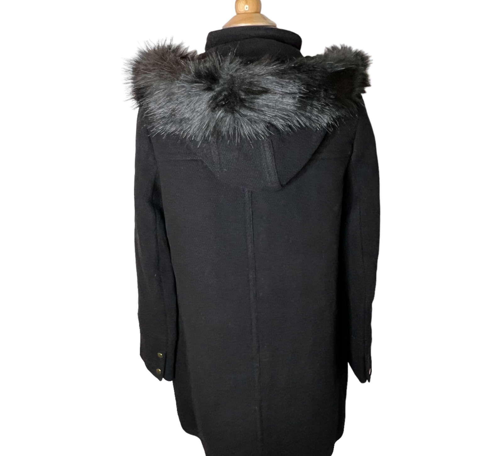 Pre-owned Jcrew J.crew Womens $385 Chateau Parka Italian Wool Black Size 4 Bm948 Winter Coat