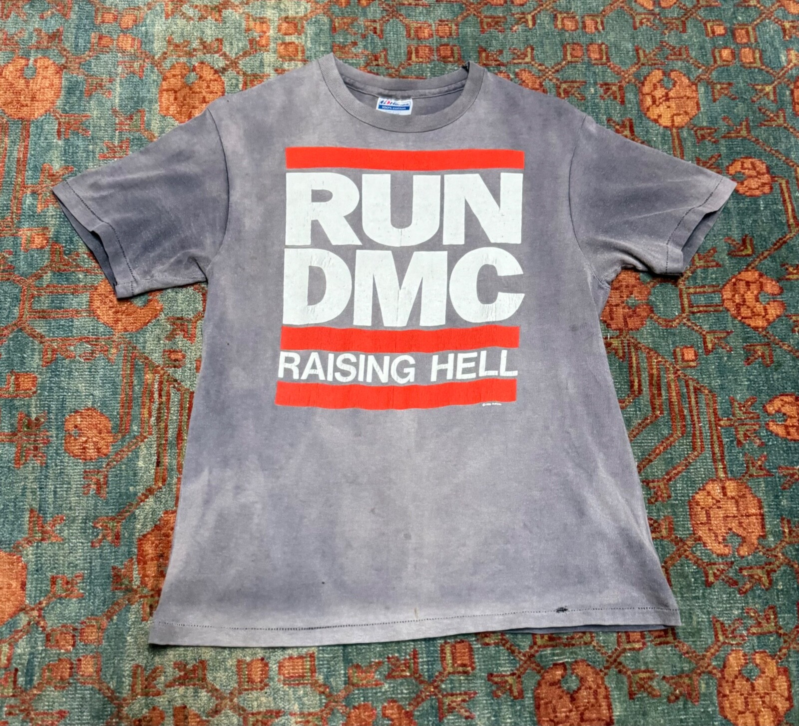 Vintage 90s Run DMC Raising Hell Tour T shirt size medium