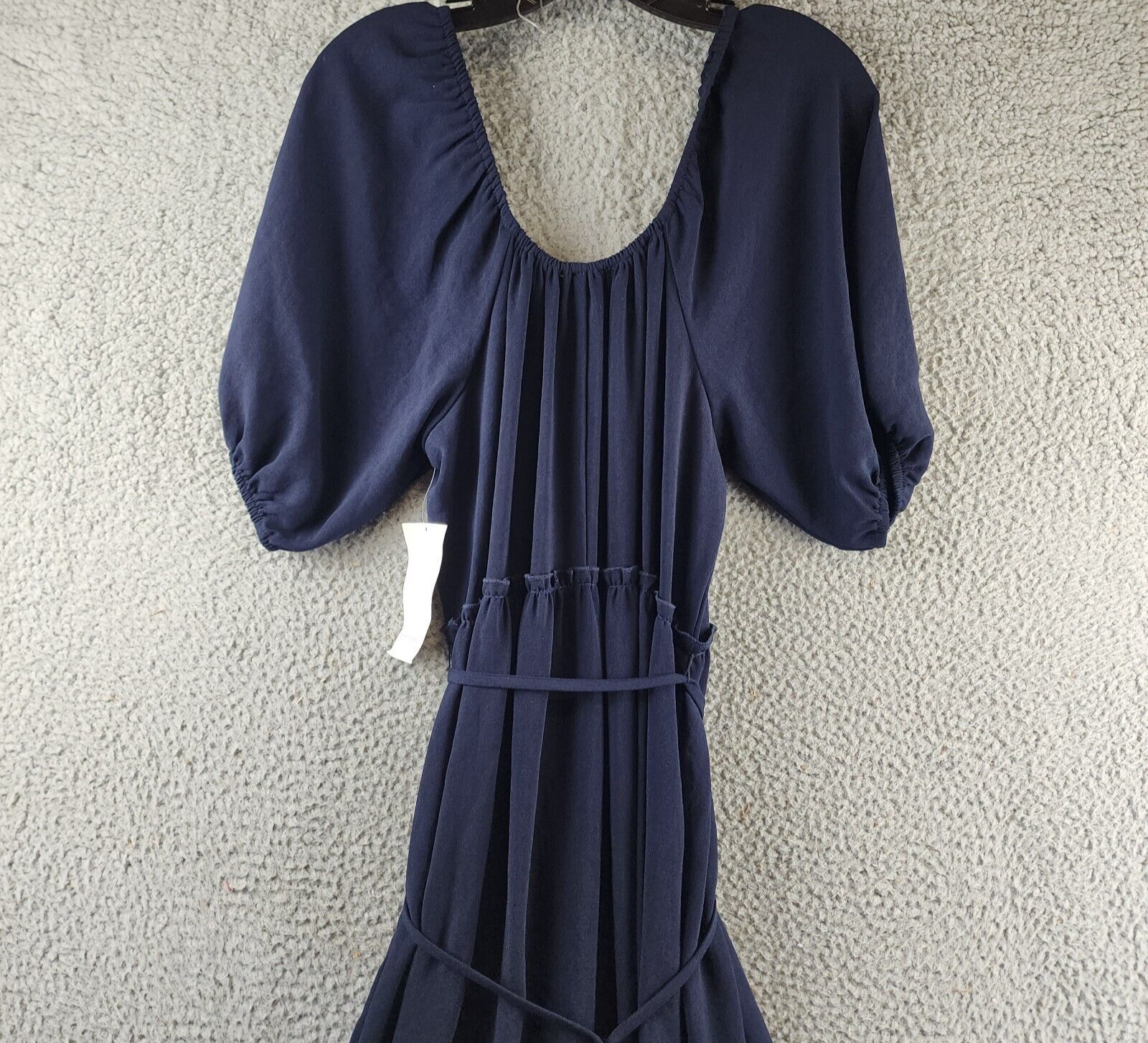 Karen Kane Cocktail MIDI Fit & Flare Dress Women's S Navy Scoop Neck Pullover - Picture 14 of 14