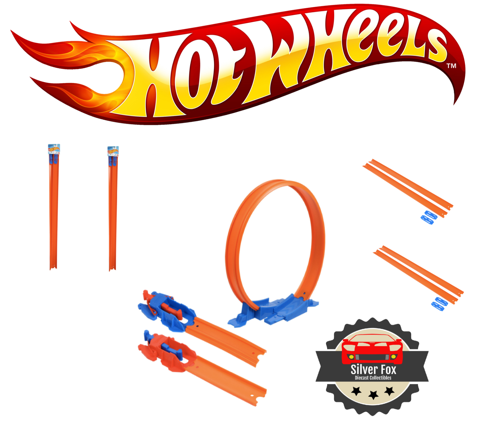 hot wheels 2 loop track