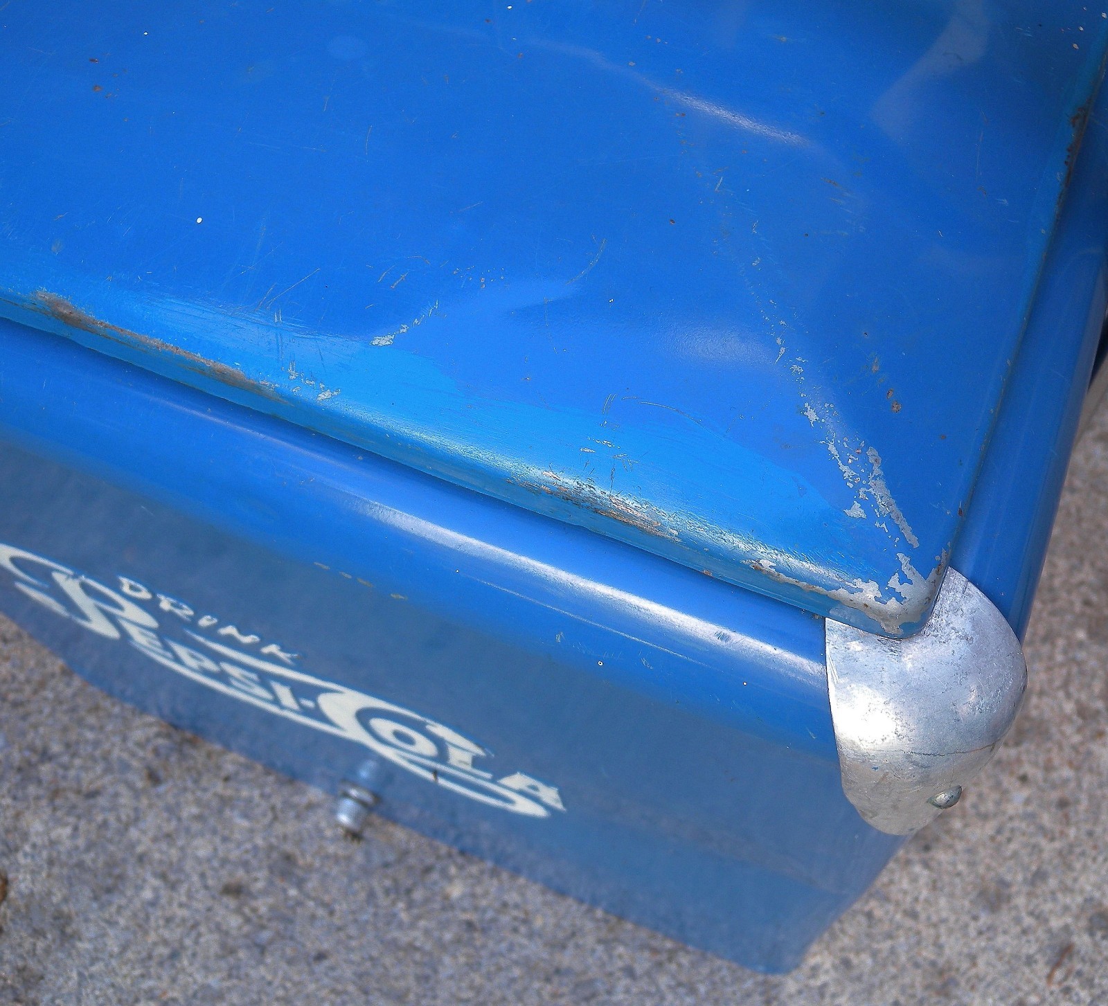 Vintage 1950s PEPSI-COLA Cooler with Meat/Sandwich Container