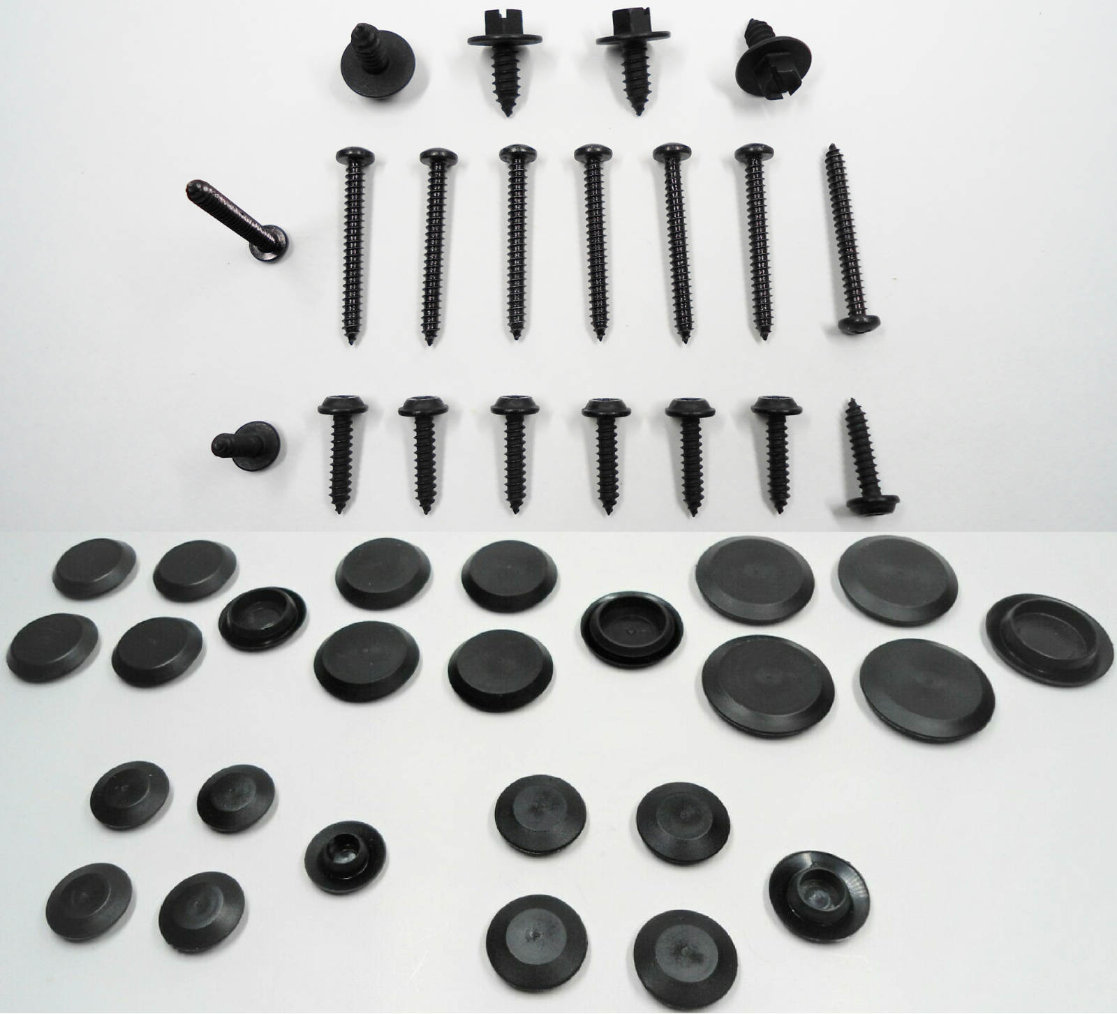 25 FLUSH SM PLUGS & 20 PC TAIL LAMP/LICENSE PLT/REV LAMP/INT
